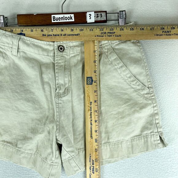 One Tuff Babe OTB Womens Shorts Beige Tag Size 11/12 (30) Mid Rise Canvas - Picture 5 of 11